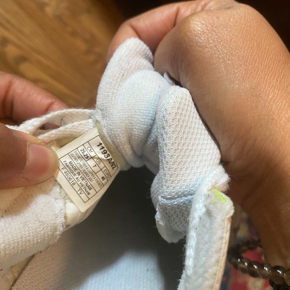 Asics Gel Running Shoe White Neon Yellow 40 - Picture 4 of 4